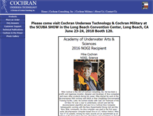 Tablet Screenshot of divecochran.com